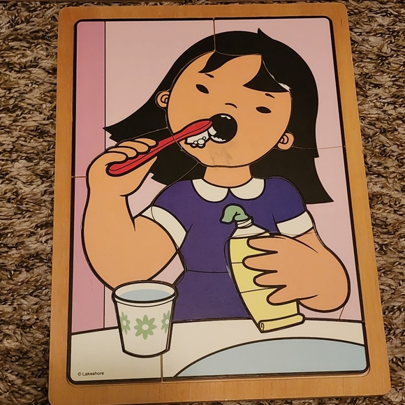 Lakeshore Differing Abilities Hardwood Puzzles Learning Education - Picture 2 of 5